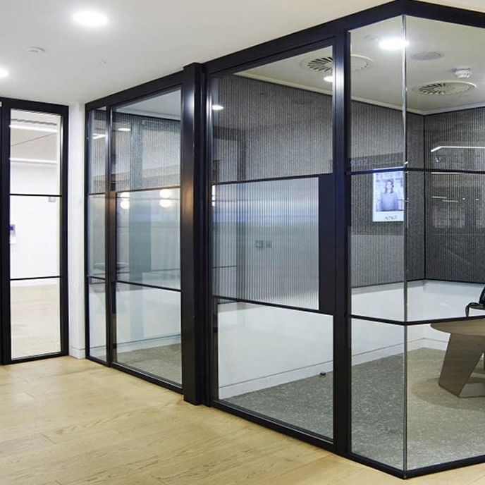 Gallery Detail: Interior Sliding Glass Partition Doors Colored Frosted Glass Sliding