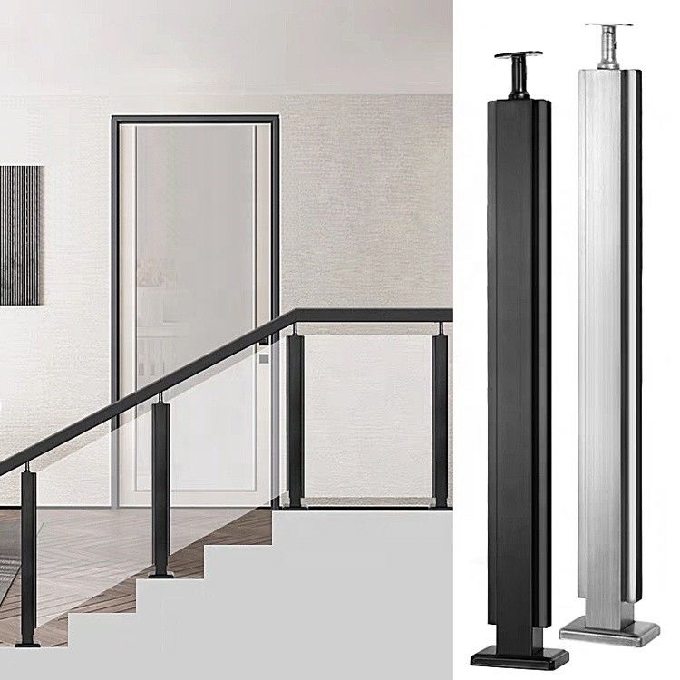 Balcony Railing Post Profile 304 316 Stainless Steel Balustrade Posts Glass Railing Posts Balcony ...