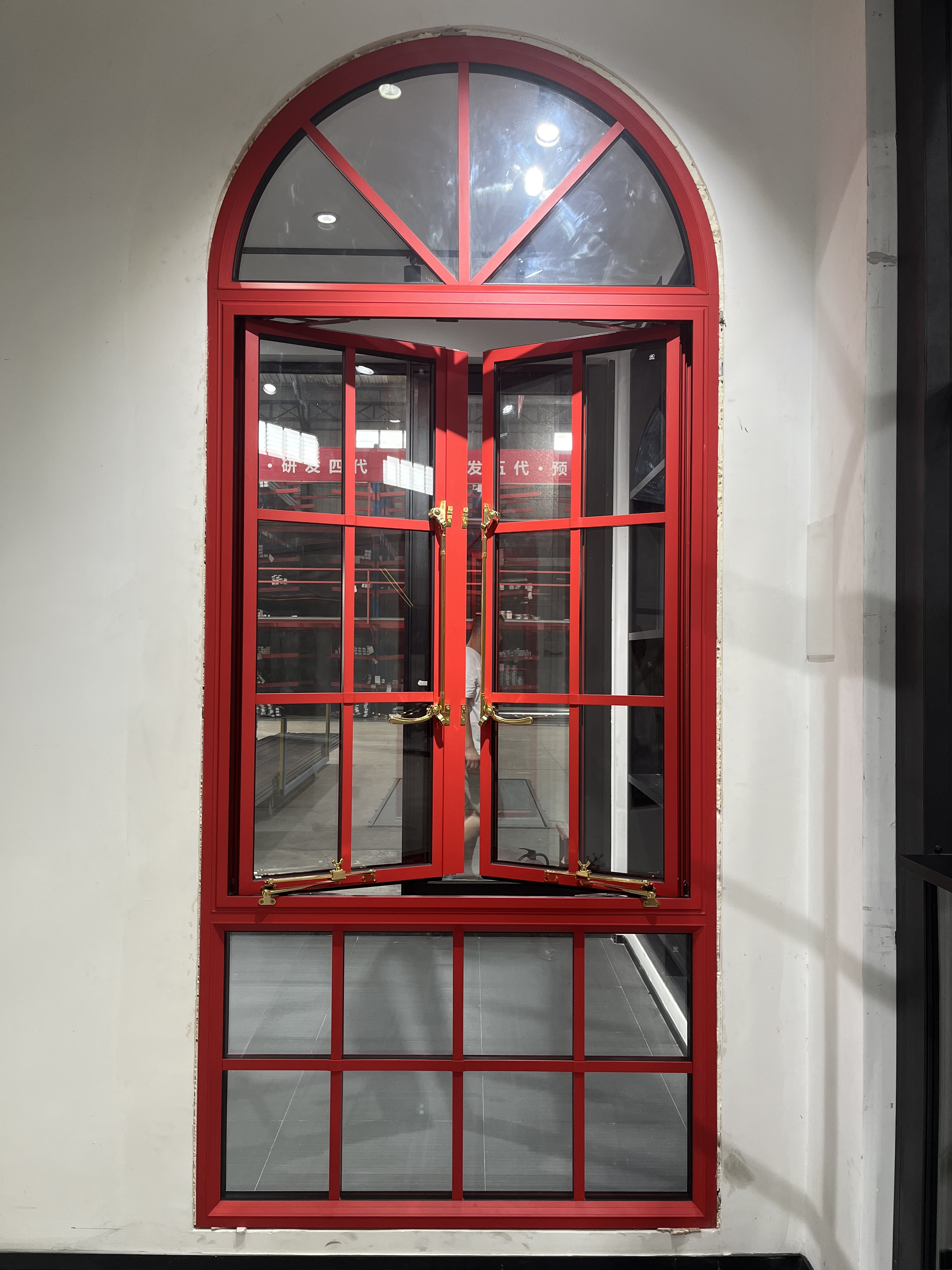 Window European Front European Style French Design Arch Top Casement Window Retro Luxury ...
