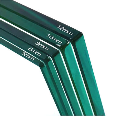 Clear Safety Tempered Glass 3mm 4mm 5mm 6mm 15mm 19mm Toughened Glass Heat Strengthened Tempered Flat Glass For Door / Glass Balustrades
