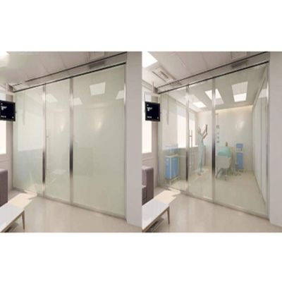 Hospital PDLC Film Smart Glass Remote Control Flat PDLC Conference Room Table Glass For Ultra Low Atomization Remote Controller