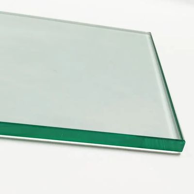 Cut Size 19MM 3/4'' Clear Toughened Tempered Glass For Wall Table Top