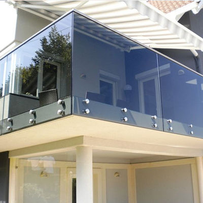12MM 6+6MM Tempered /Laminated Modern Glass Railing For A Clear And Safe View