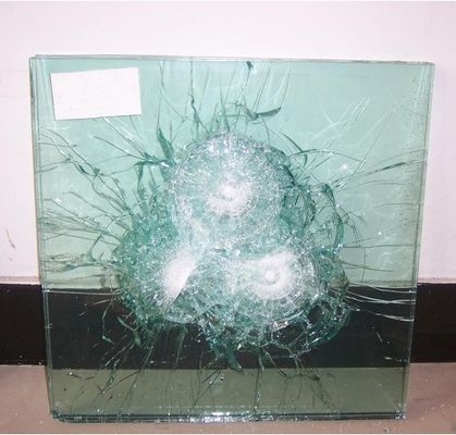 Bulletproof Glass 20mm 24mm 26mm 28mm 30mm Triple Laminated Ballistic Bullet Resistant Glass For Window Doors