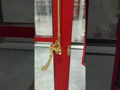 custom arch-shaped glass window with aluminum framed