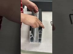 Glass install on the Aluminum U Channel